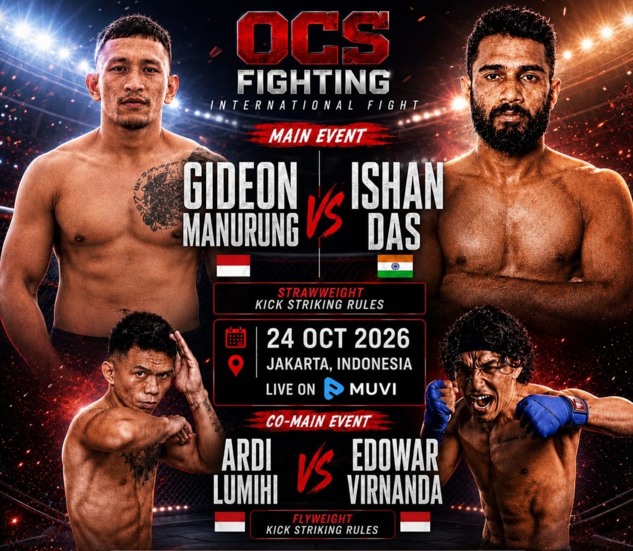 OCS Fight Arena Lighting
